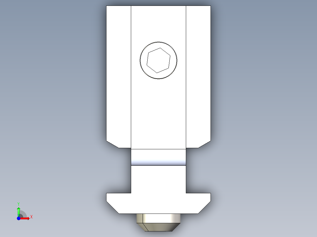 型材-BR 10-10 INNER BRACKET KJN535571前视图