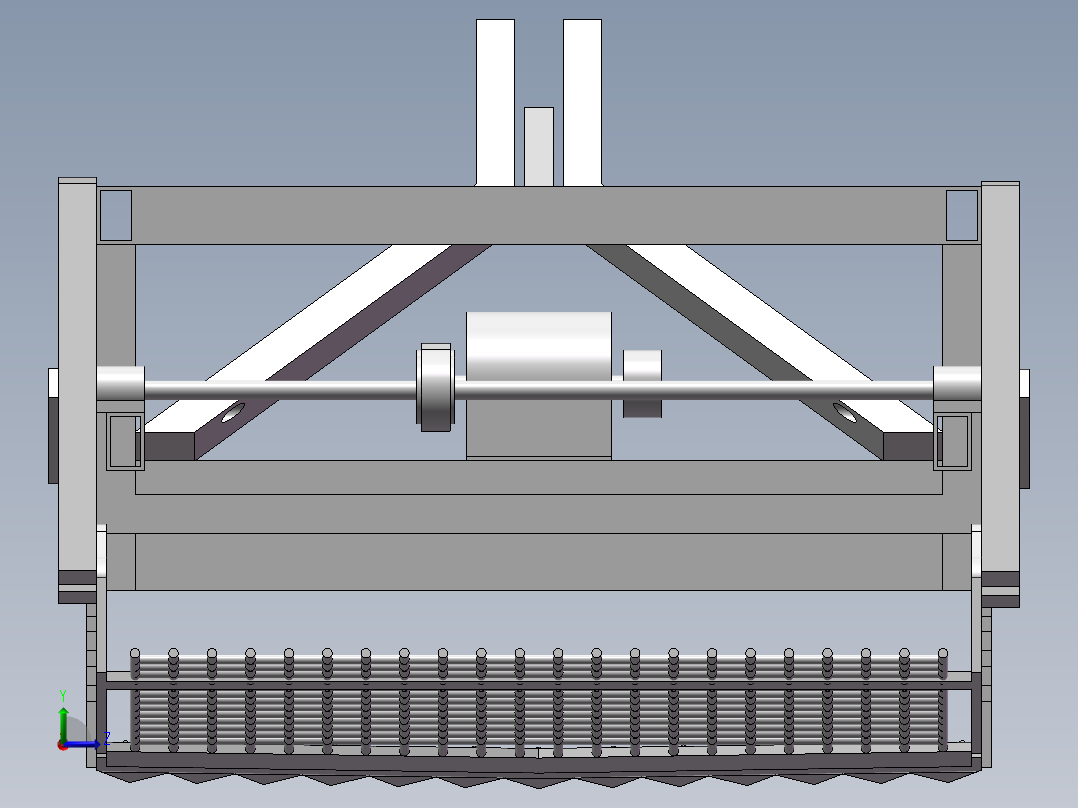 麦冬收割机（精）【含图和文档】左视图