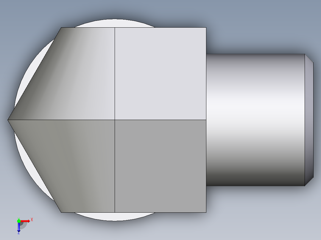 卡套式工业通用硬管接头EO_Adjustable_Locknut_elbow_WEE06LLMOROMDCF俯视图