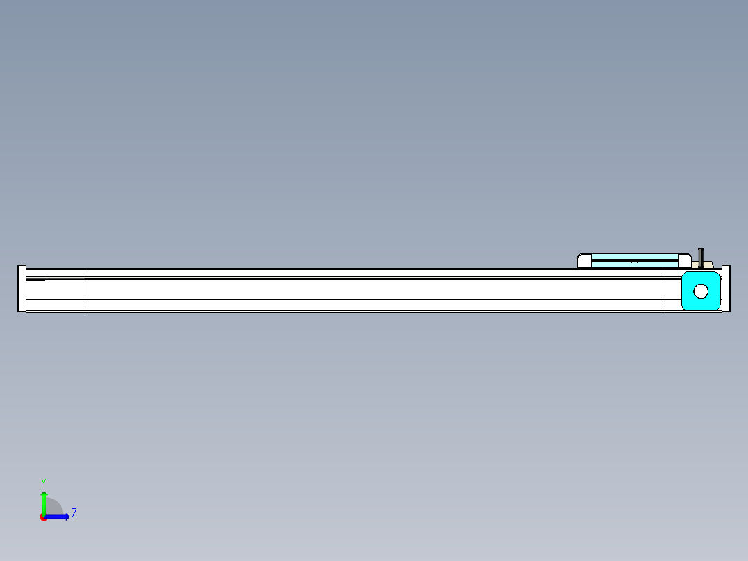 欧规系列-LB6A-L130-S750-BL-ZP40-C3左视图