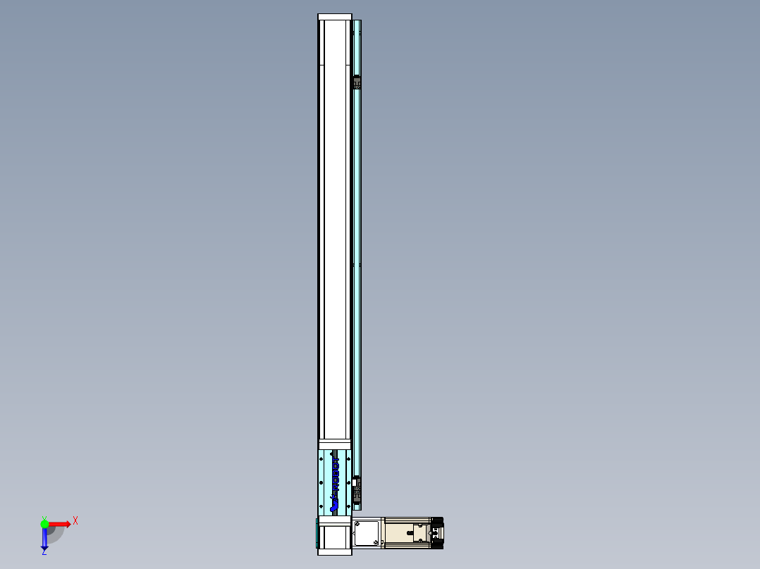 欧规系列-LB6A-L130-S750-BL-ZP40-C3俯视图