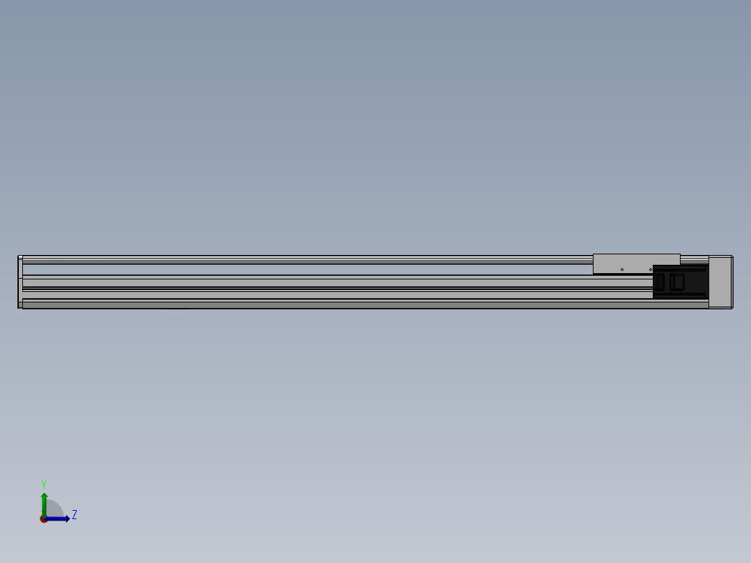 精密模组MY170-T10-950L-BR-P40B-C4-C左视图