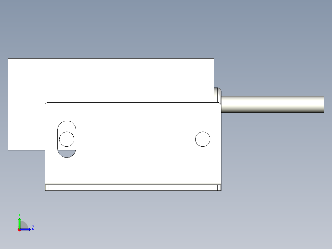 基恩士LX-132T_kc图纸模型左视图