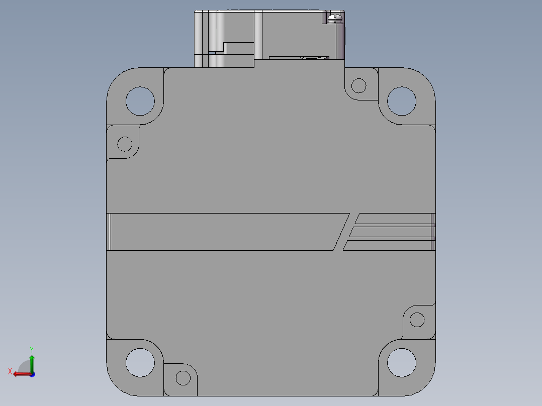 汇川伺服电机-MS1H1-75B30CB-(A)334Z（750W绝对值低惯量带抱闸）后视图