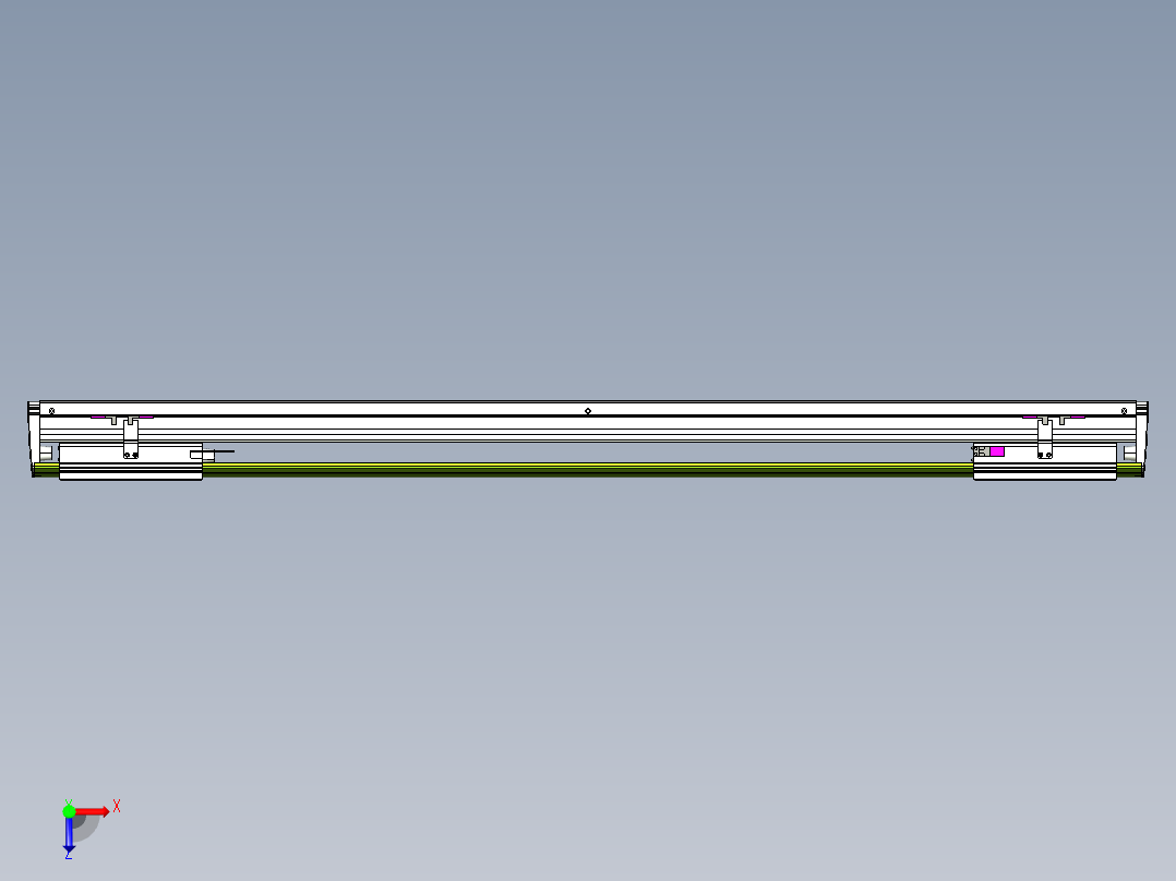 威洛博VL系列3d模型模组2VL22H2Y-S950俯视图