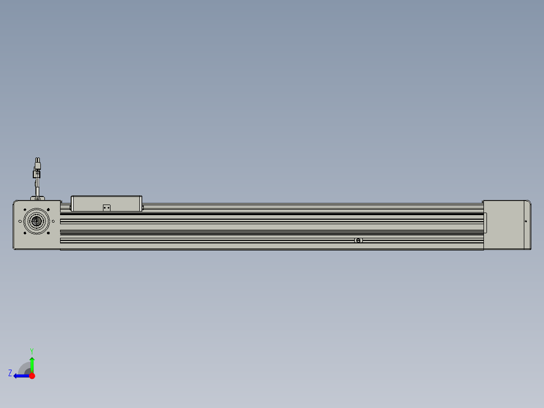 威洛博直线电机模组EB8-L200-S700-R-P75-MS3右视图