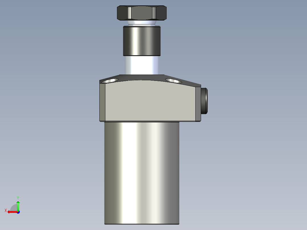 KOSMEKLHS0400-CR-Y30多系列多零件图纸模型后视图