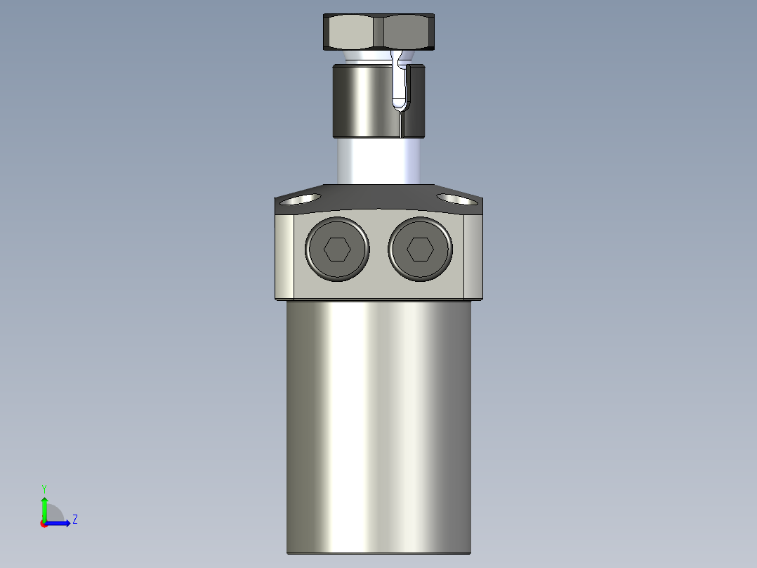 KOSMEKLHS0400-CR-Y30多系列多零件图纸模型左视图