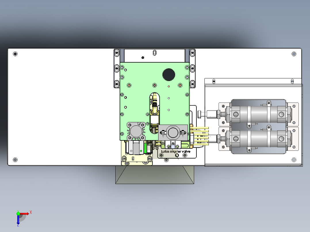气管冲压sw20可编辑俯视图