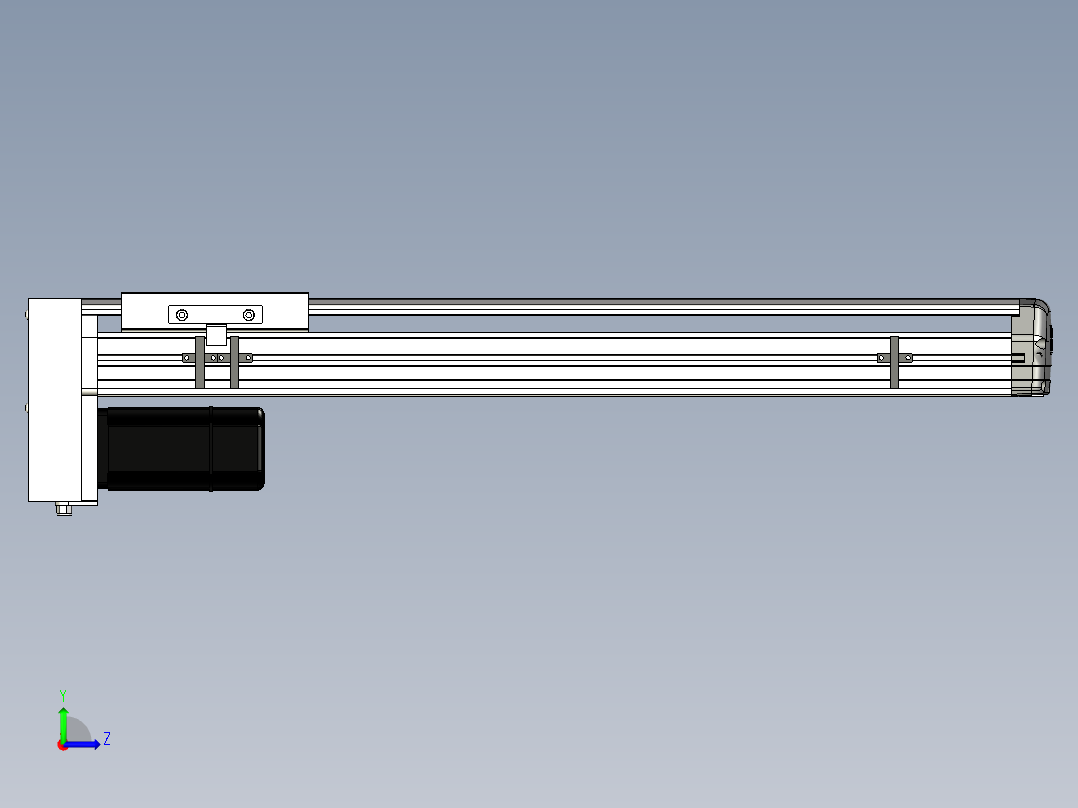 Toyo东佑达直线模组-ETH14-500-BM-400W左视图