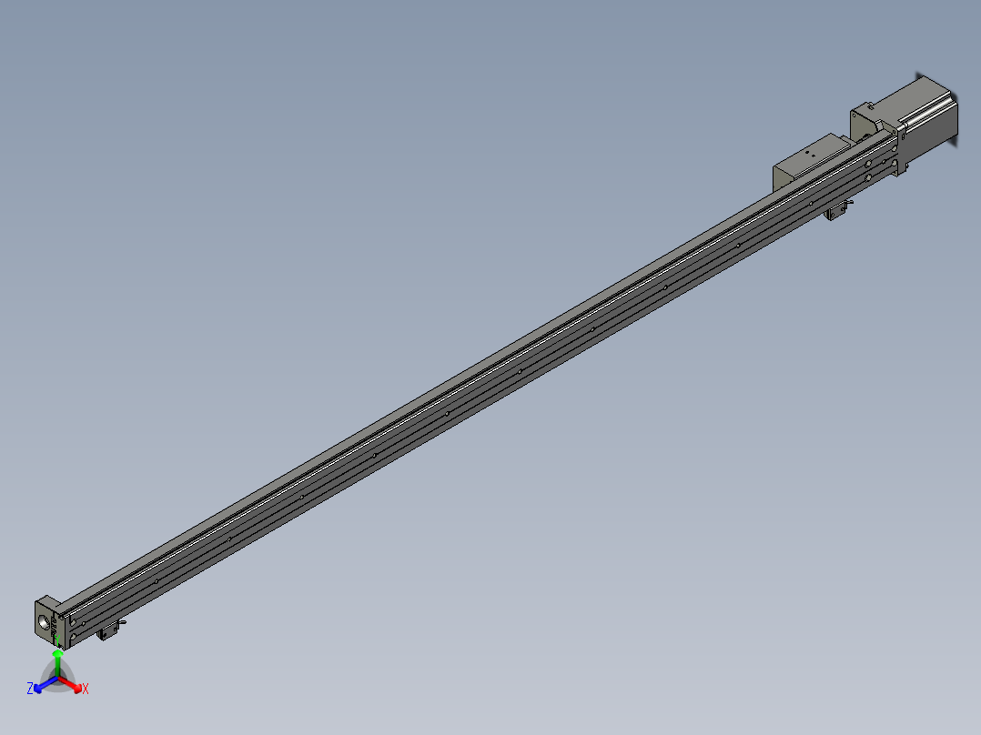 模组FSK40J-C7L10-E1000-BC-B57正等轴测图