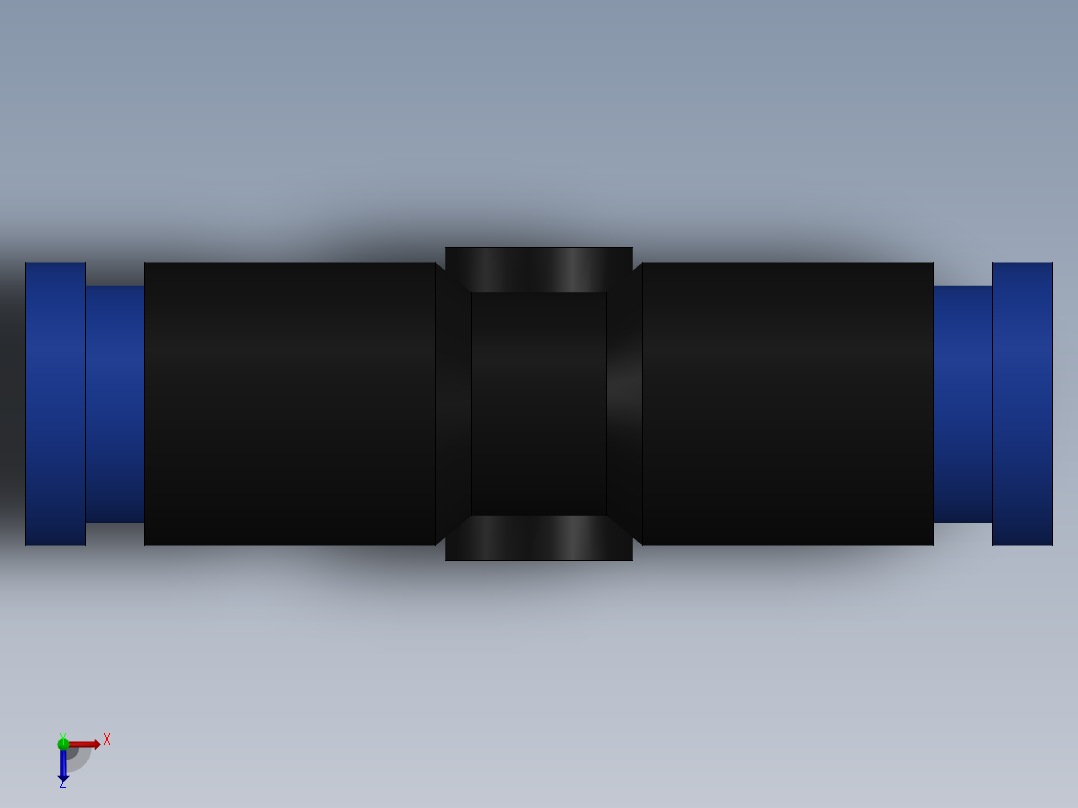 Ø4 - UNIÃO RETA (C00200400)俯视图