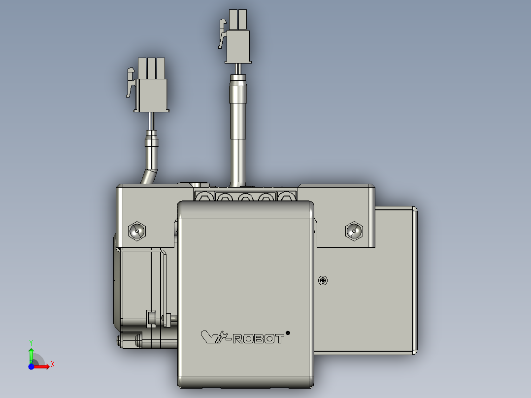 威洛博直线电机模组EB6-L70-S650-BR-P40-MS3前视图