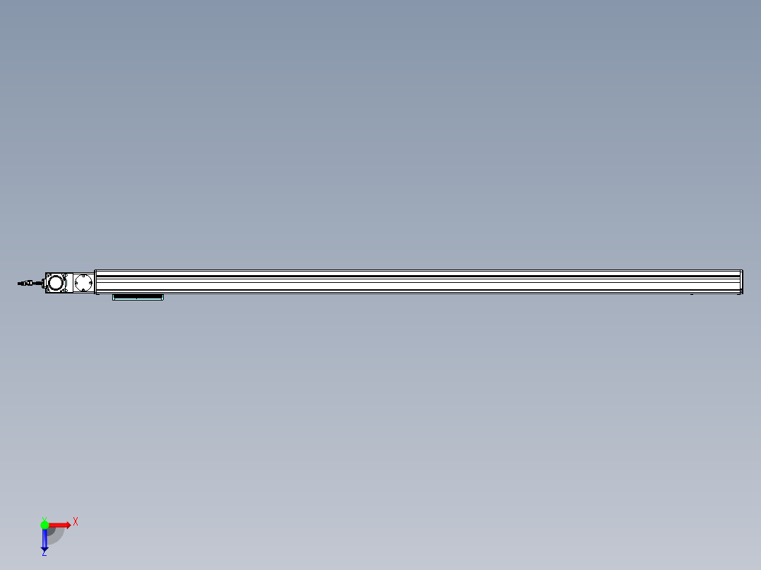 威洛博VBC同步带传动一无尘环境VBC14-L45-S1750-BL-ZP40-C3俯视图