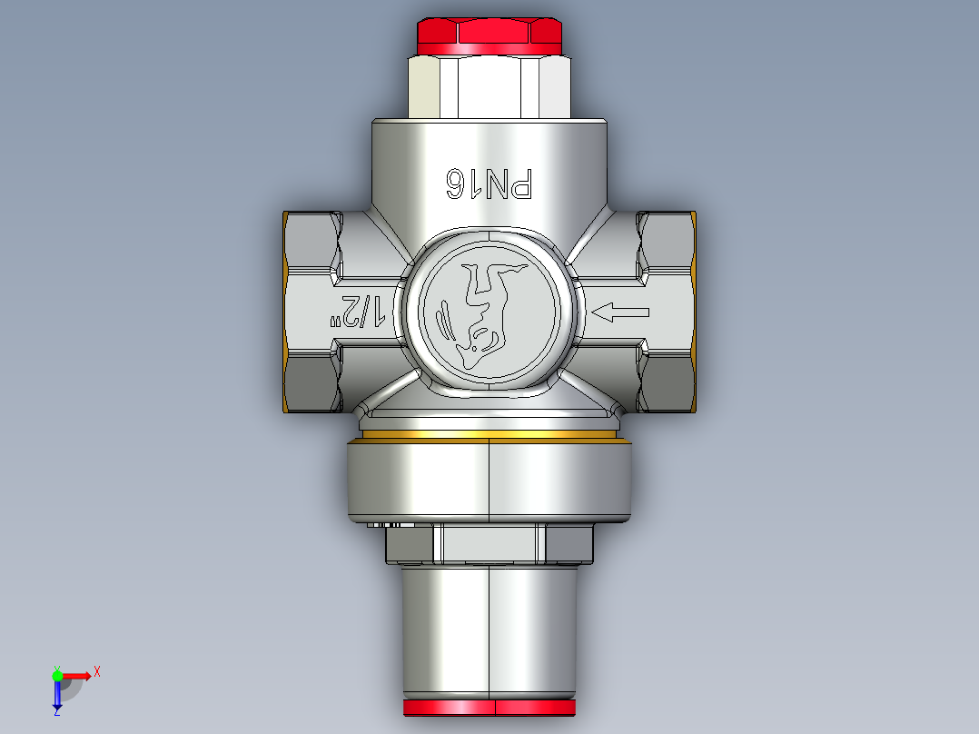 giacomini-r153cx003-g1-2-f-活塞减压器俯视图