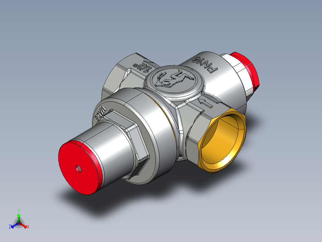 giacomini-r153cx003-g1-2-f-活塞减压器正等轴测图