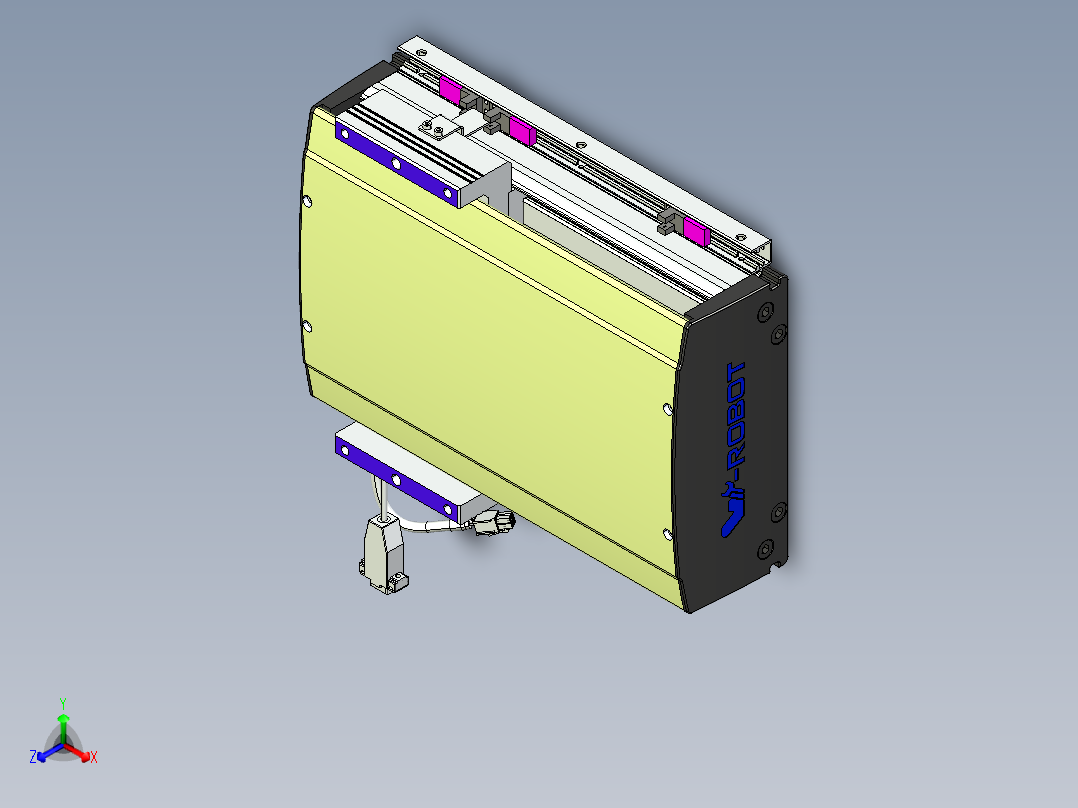 威洛博VL系列3d模型模组VL22H1Y-S150正等轴测图