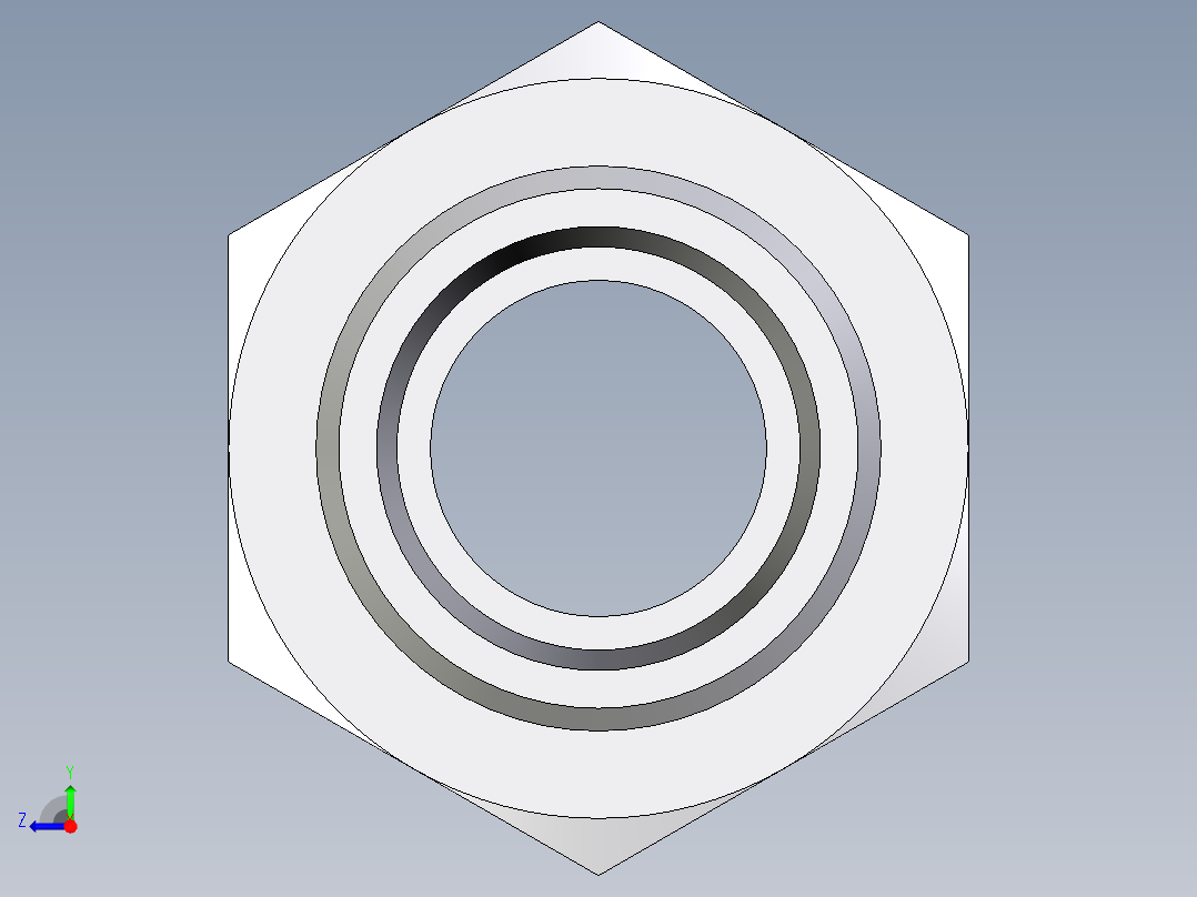 卡套式工业通用硬管接头EO_Swivel_connector_GAI30SMCFX右视图