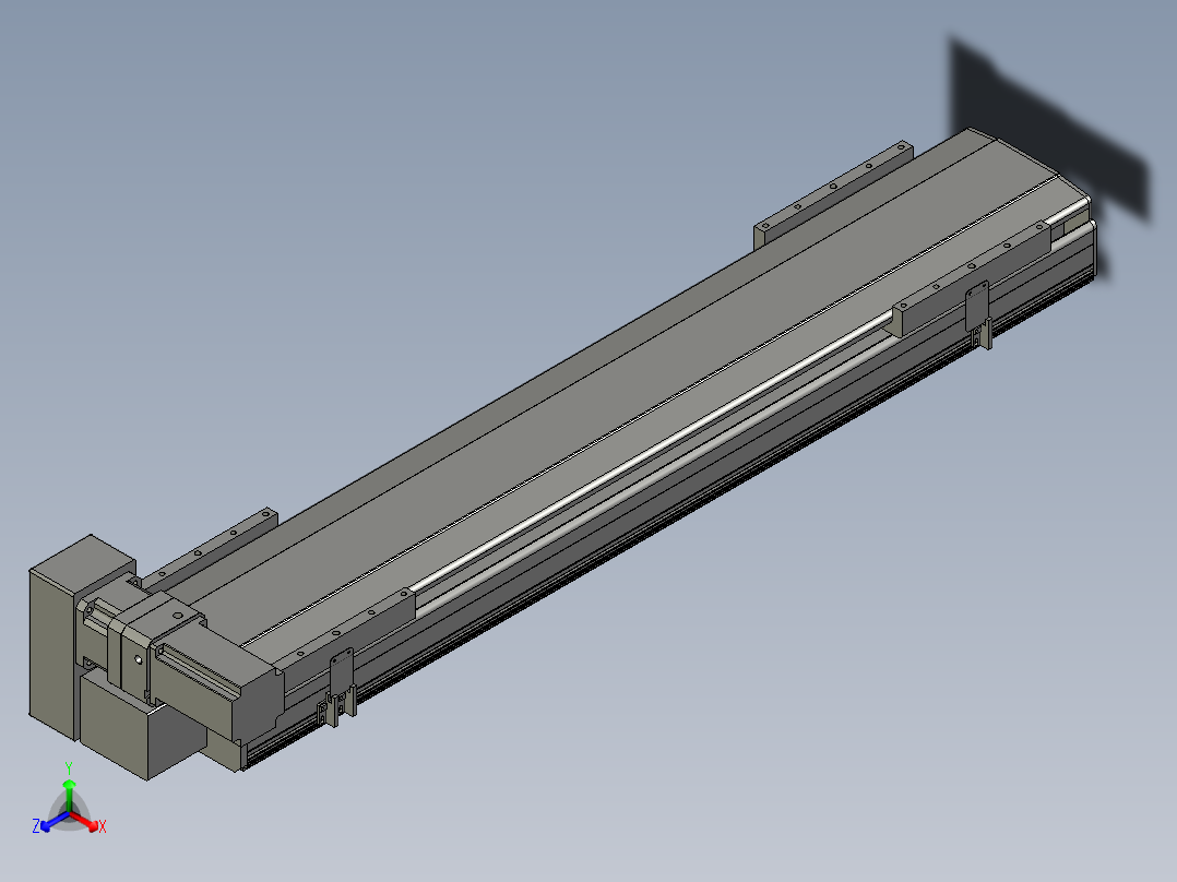 直线模组LHB21-L40-S950-LU设计图纸