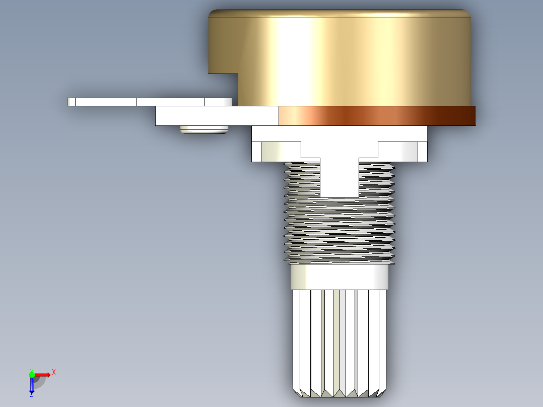 旋转电位计俯视图