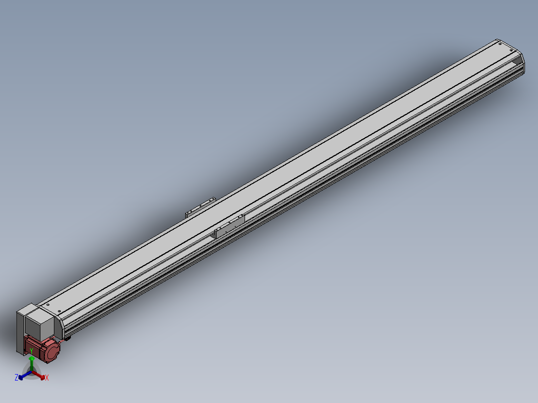 精密模组MT170-L125-2200-LD-M75-C4正等轴测图