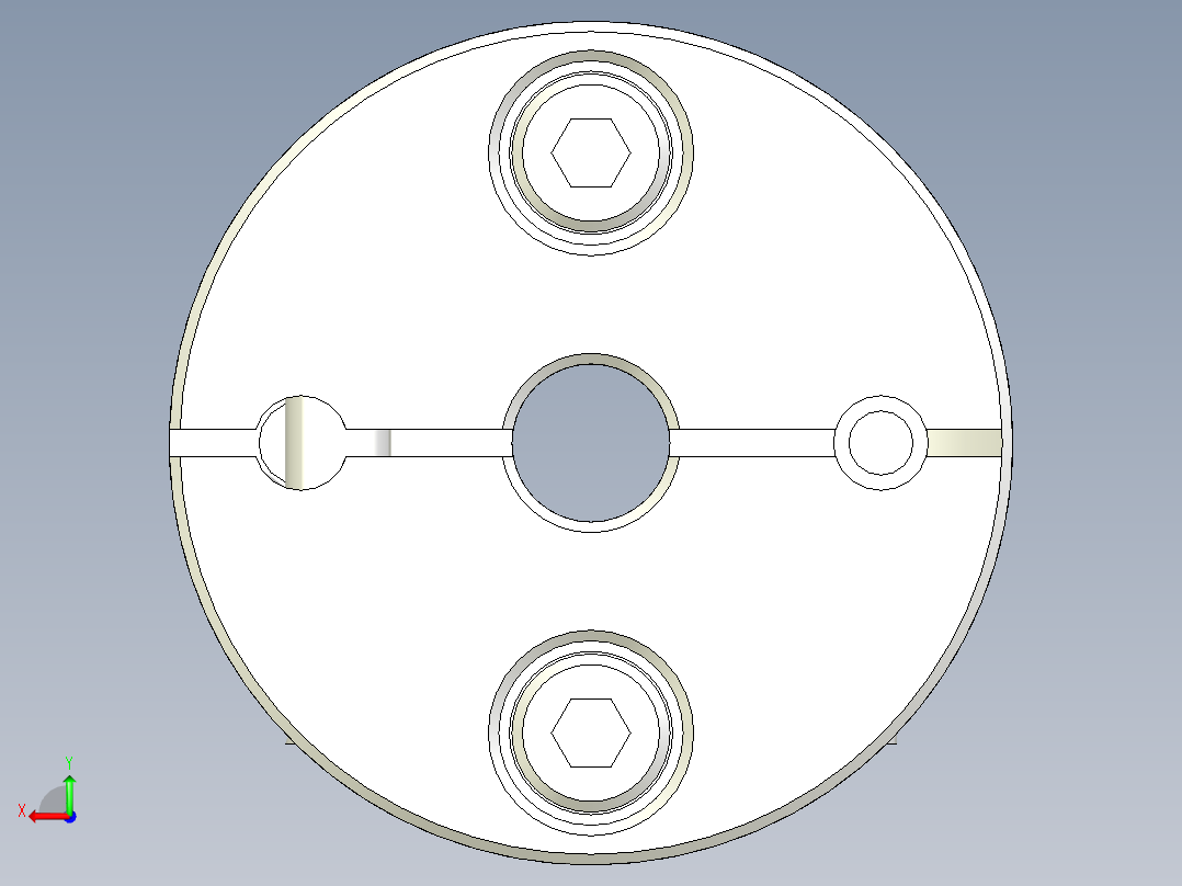 伺服挠性联轴器后视图
