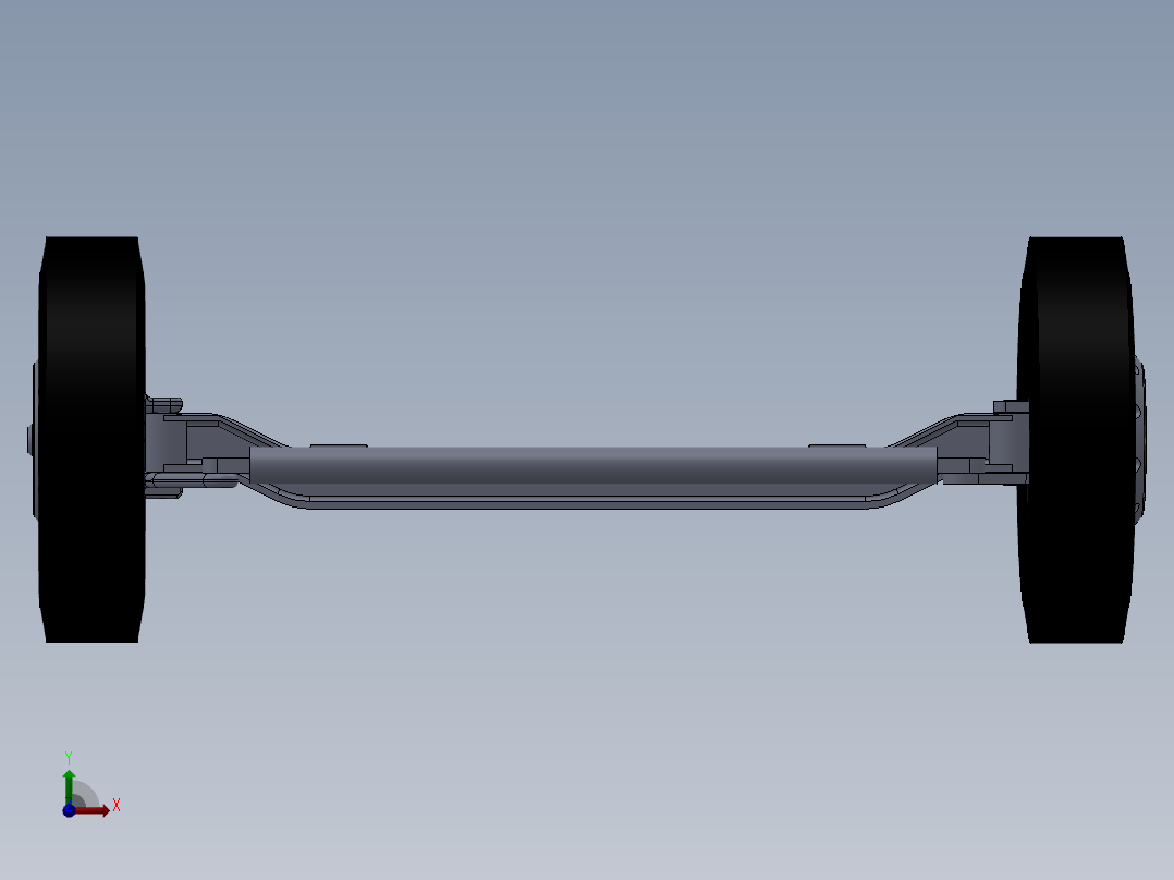 基于有限元分析的汽车转向支持桥设计【前驱转向桥】298965==250ku前视图