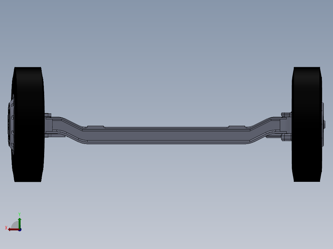 基于有限元分析的汽车转向支持桥设计【前驱转向桥】298965==250ku后视图
