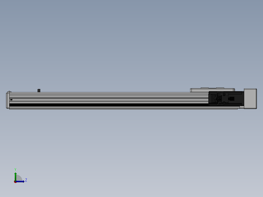 精密模组MY60-T10-450L-BR-P10B-C4-C左视图