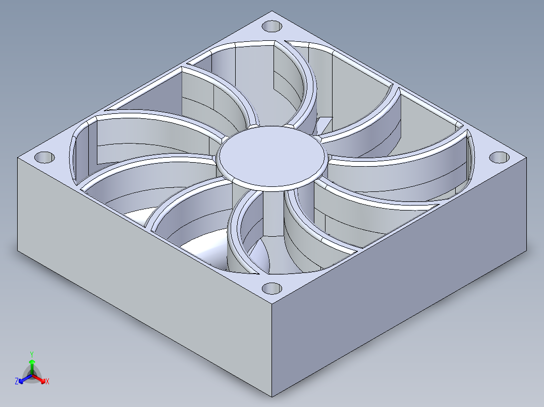 solidworks 压力<span style='color: red'>通风机</span>
