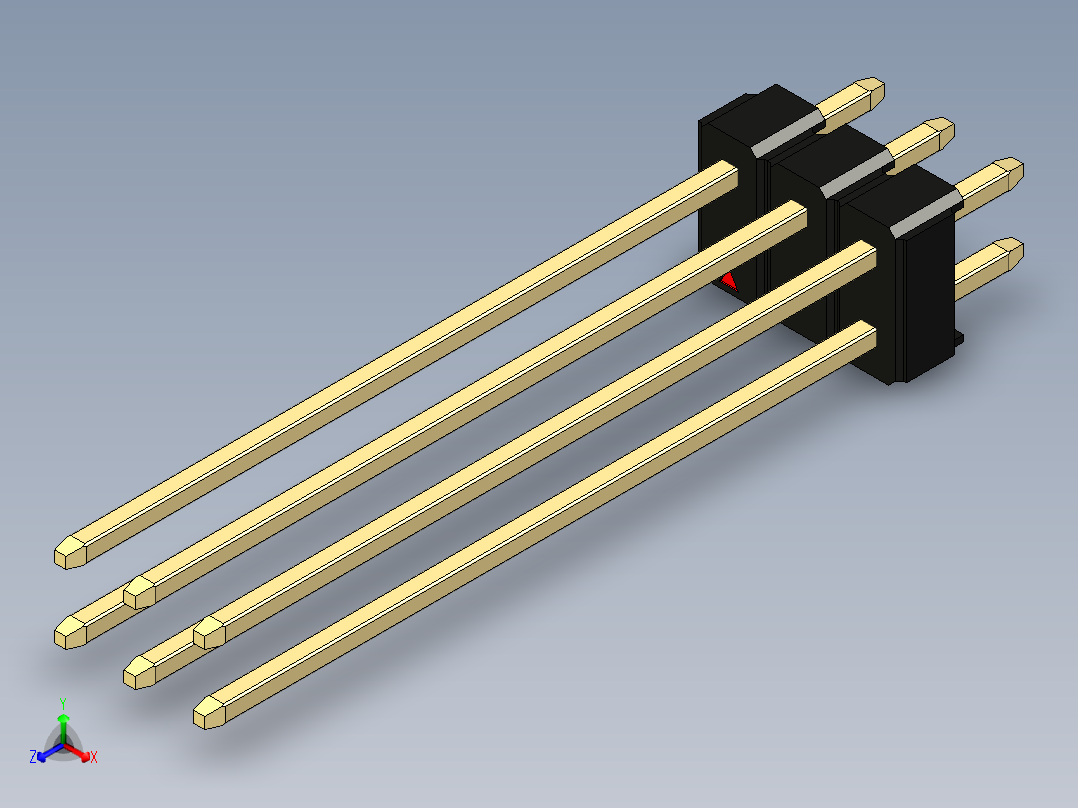 彩色公头100mil（2.54mm）系列-DS1021_black_2x03p_100mil_Type43_rev1.0