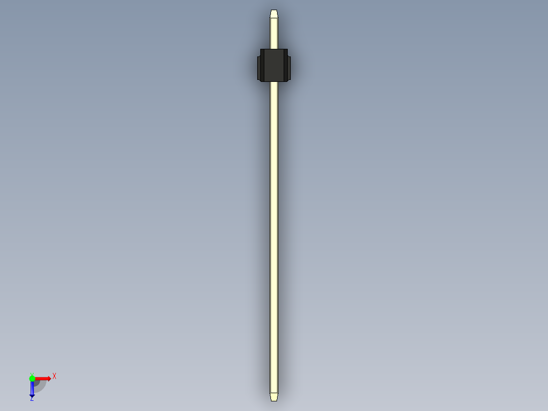 彩色公头100mil（2.54mm）系列-DS1021_black_3x01p_100mil_Type43_rev1.0俯视图