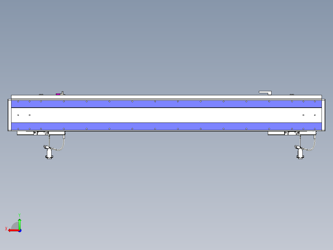 威洛博VL系列直线电机模组-2VL14S3-S850后视图