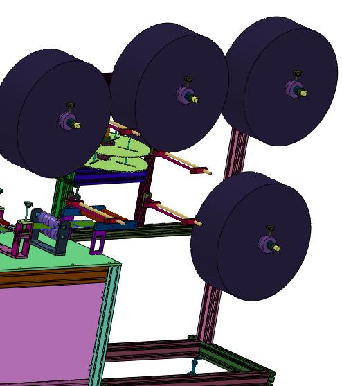口罩弹力布复合成型机