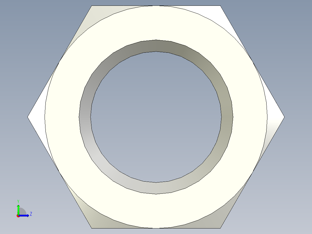 螺母-Nut_M9-45-13-30-30.stp左视图