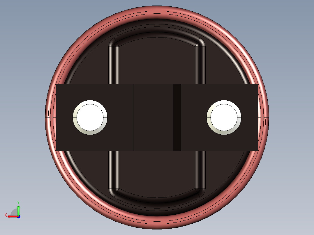 保险丝座后视图