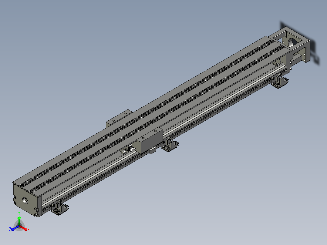 直线模组LHK60C-600A1-F0CS2设计图纸