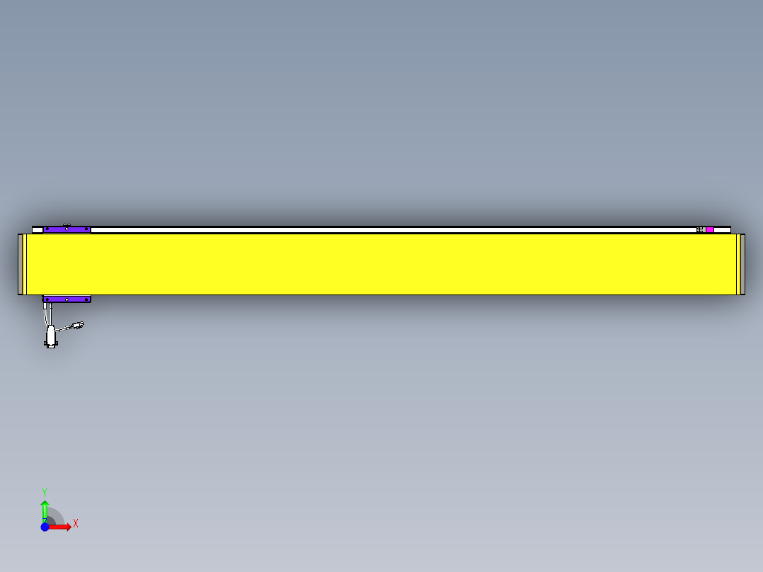 威洛博VL系列直线电机模组-VL14S1-S1450前视图