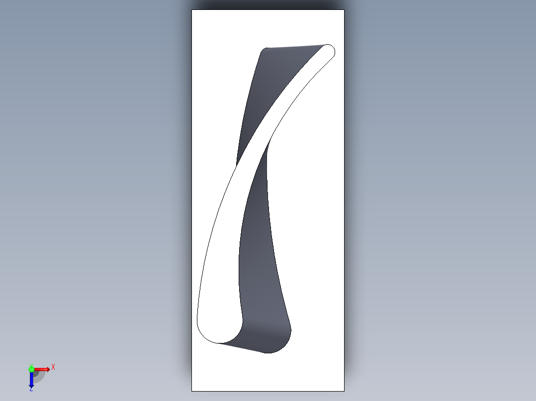 涡轮 叶片 涡扇 (20)俯视图