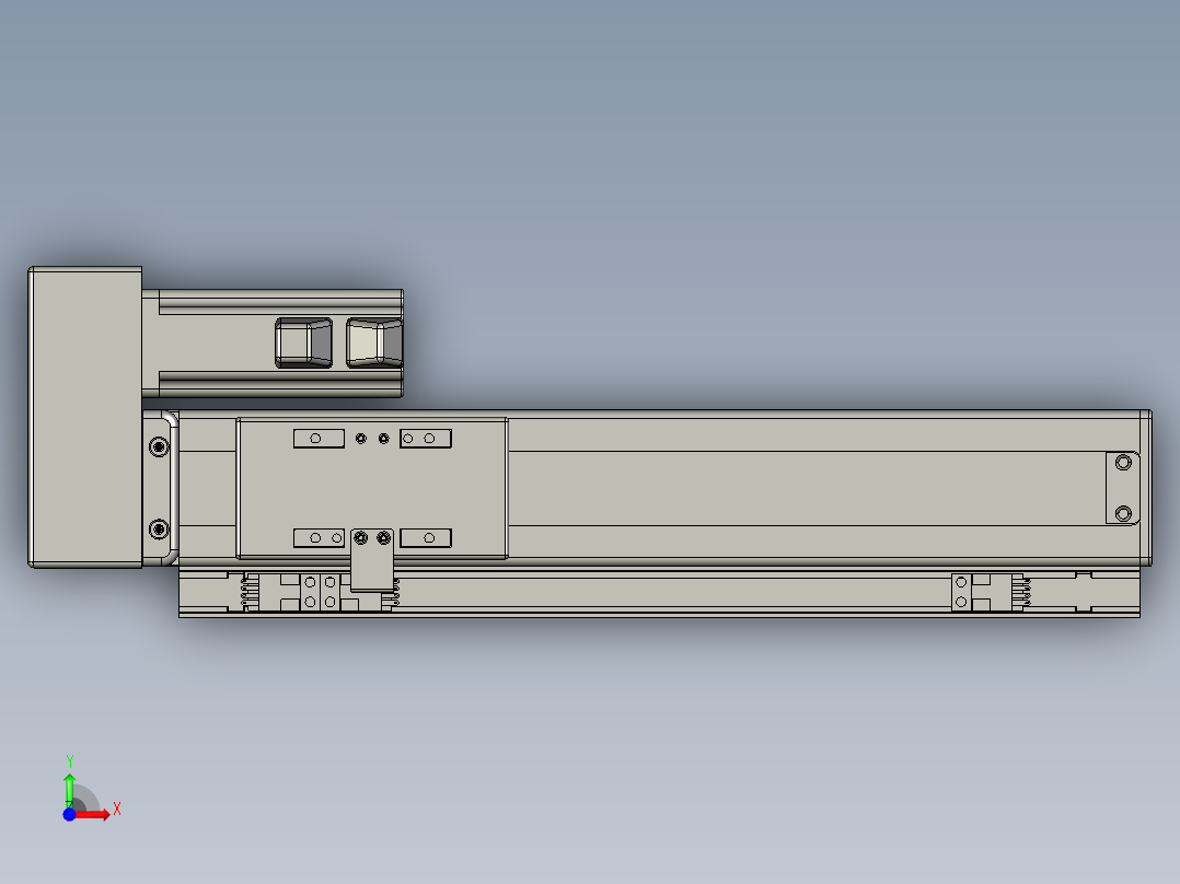 VF丝杆传动-一般环境VT5-L10-C-S200-BR-P10-D4前视图