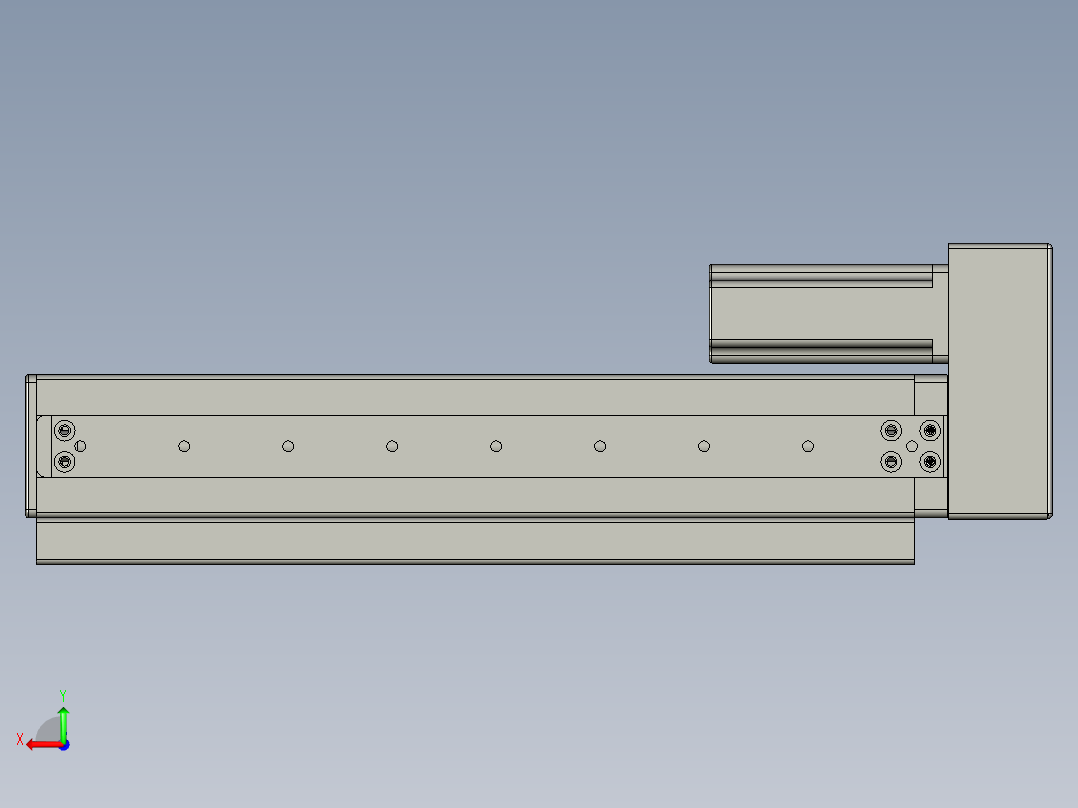 VF丝杆传动-一般环境VT5-L10-C-S200-BR-P10-D4后视图