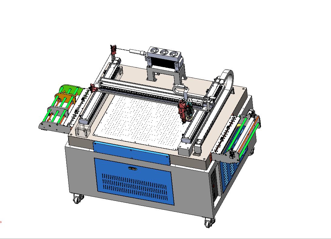 激光切割机GN750-550（sw20可编辑+cad）