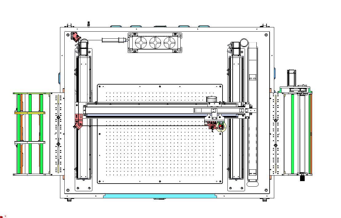 激光切割机GN750-550（sw20可编辑+cad）