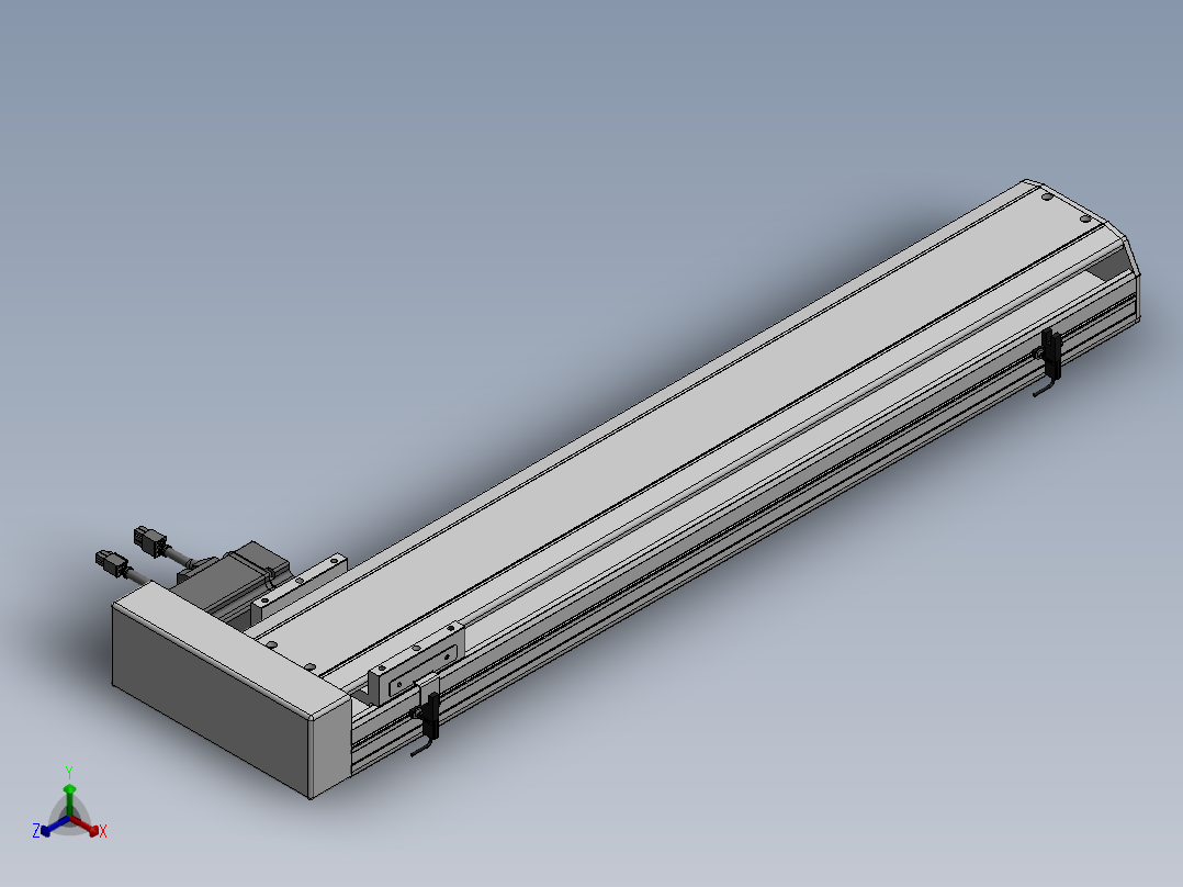 精密模组MY130-T10-650L-BR-P20B-C4-C正等轴测图