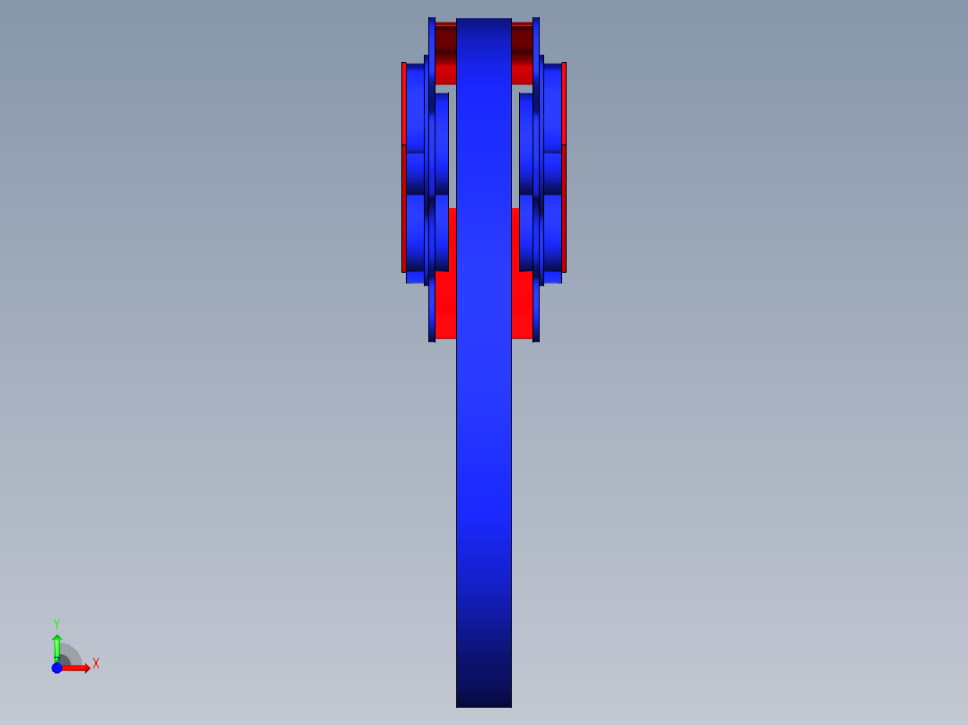 制动器 (10)前视图