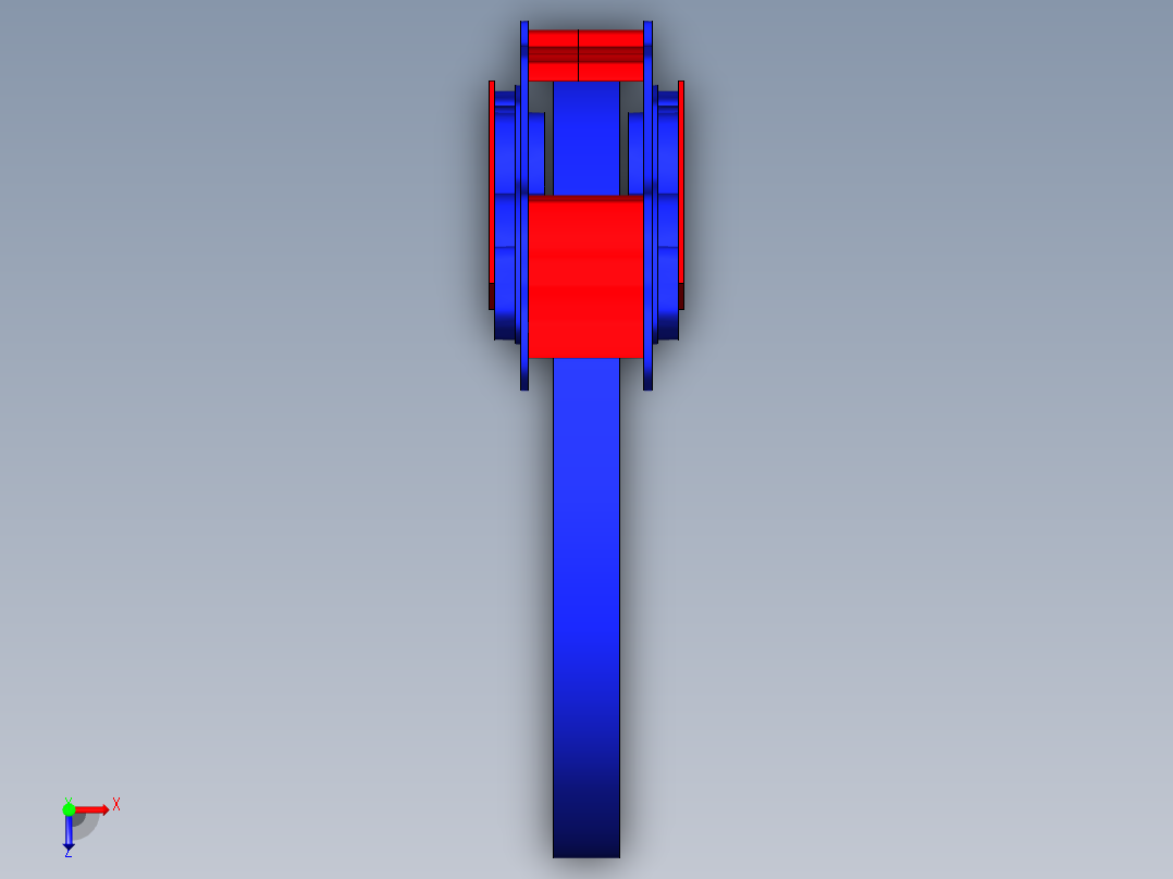 制动器 (10)俯视图