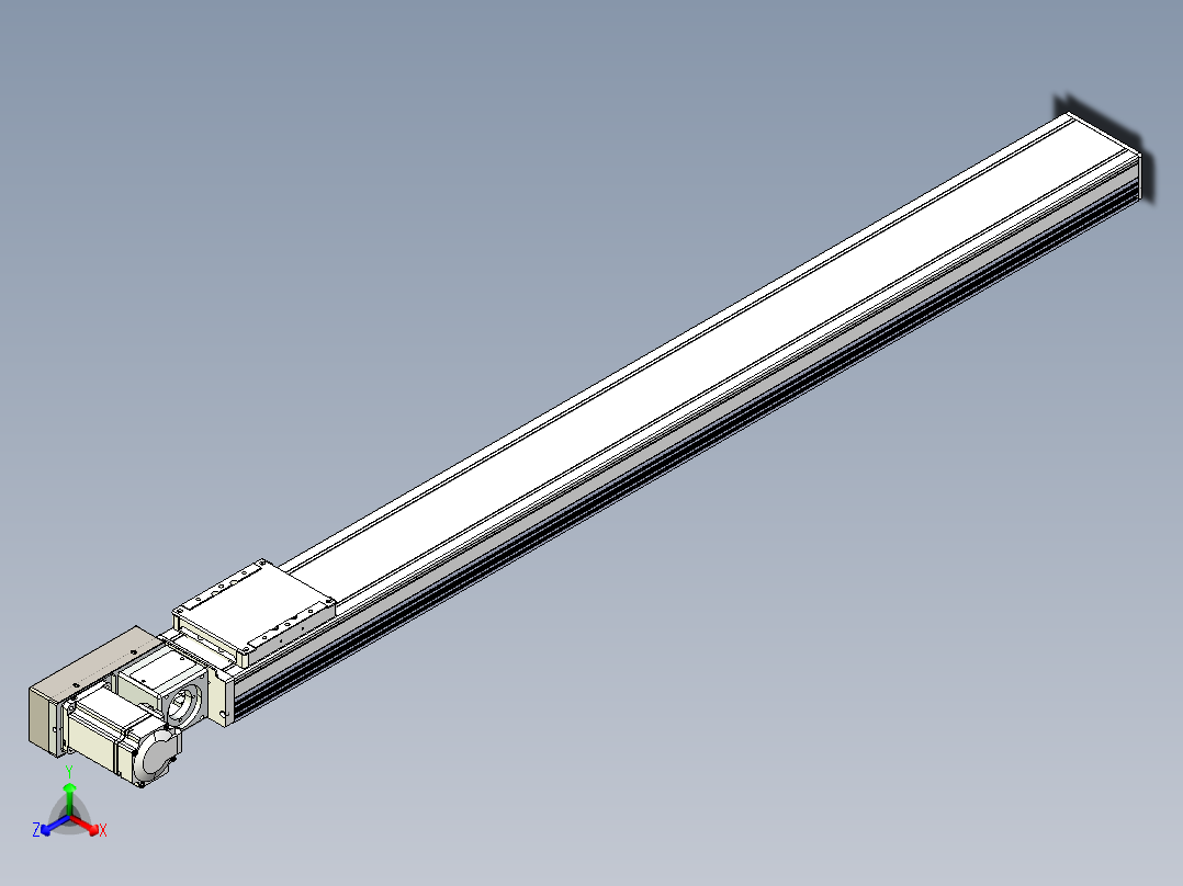 同步带全封闭直线模组TPA-HCB-105D-90-L1050-ML-Y-P20-N3