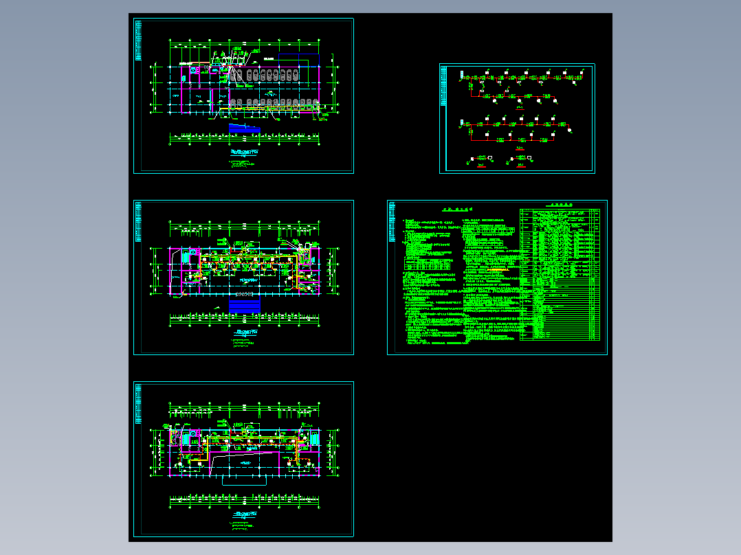 某劳动局办公楼通风空调图