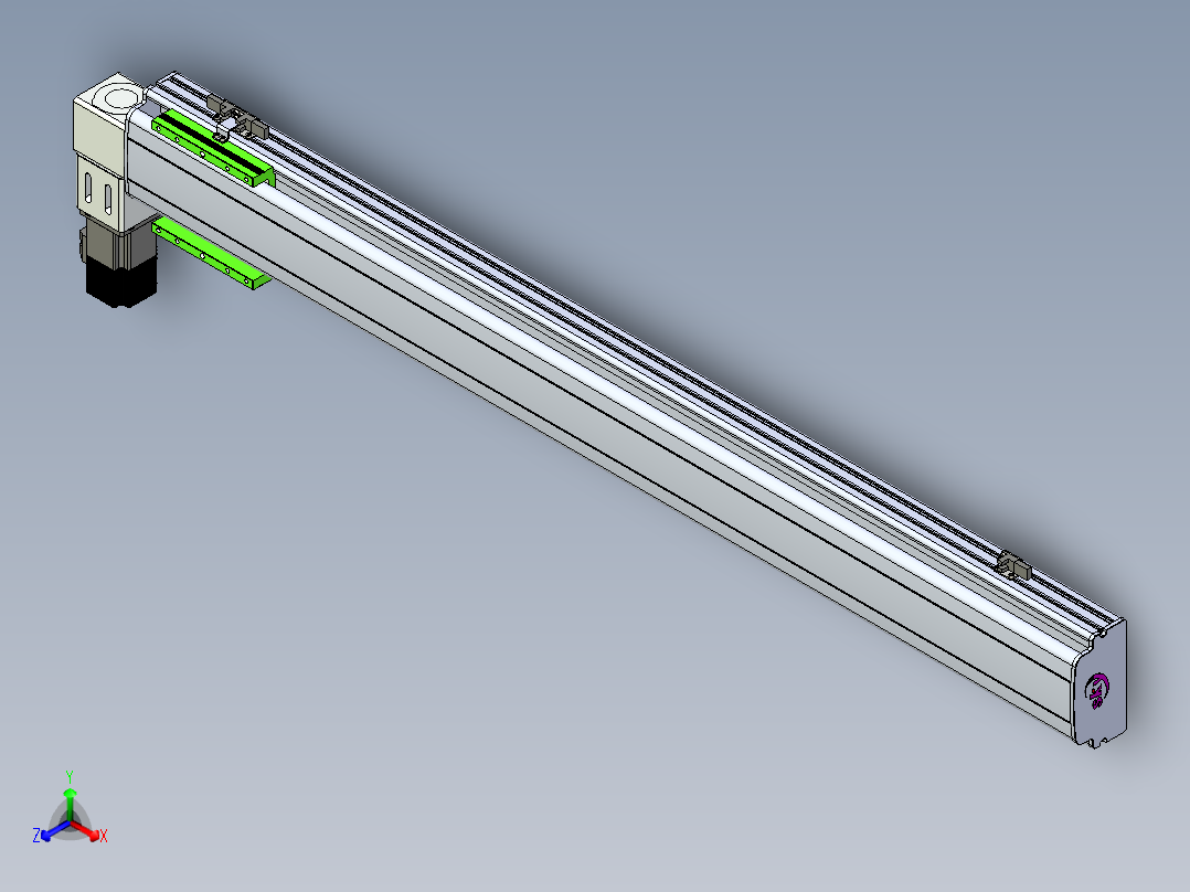 同步带滑台-半封闭B13-L90-S1050-L-P40-D3