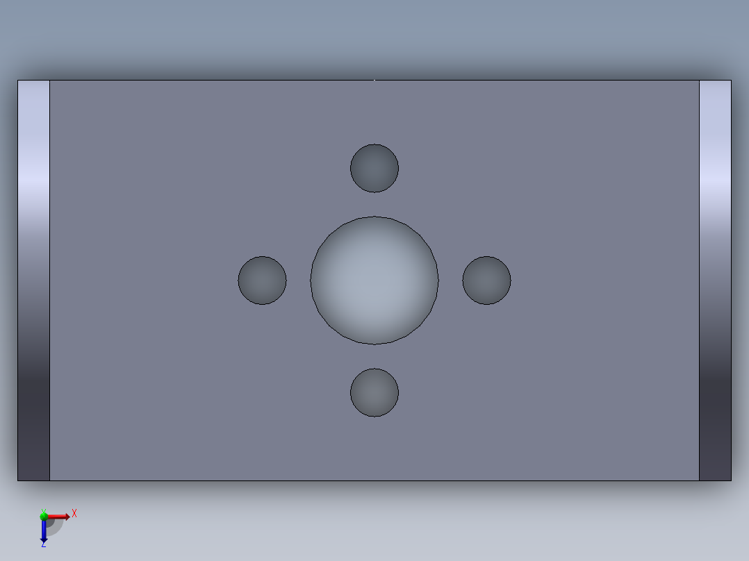 舵机云台俯视图